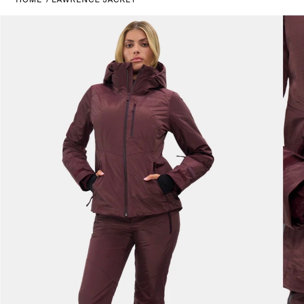 Halfdays Lawrence Ski Jacket - glazed cherry S - Picture 8 of 10